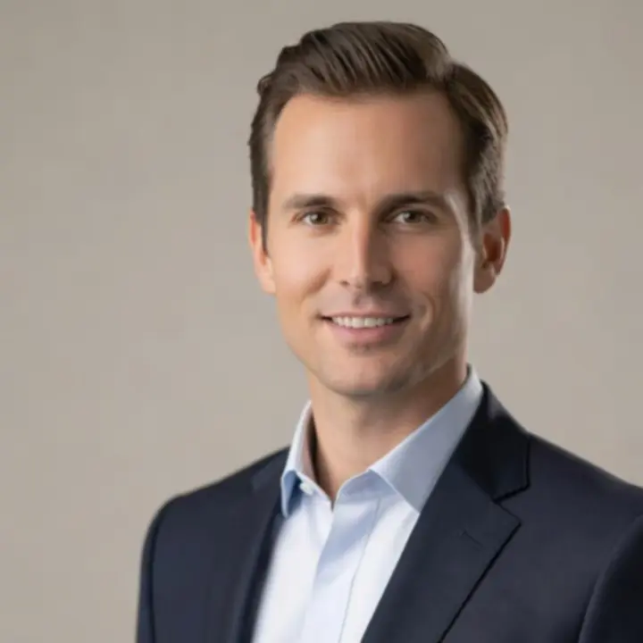 Elegancki portret biznesowy wykonany w studio