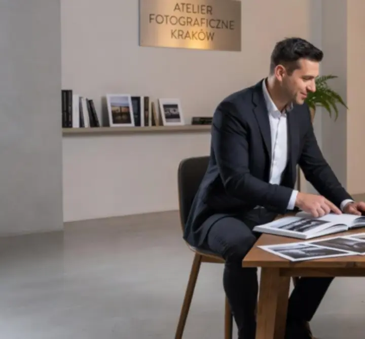 Omówienie sesji fotograficznej z klientem w studio Decorismo PL