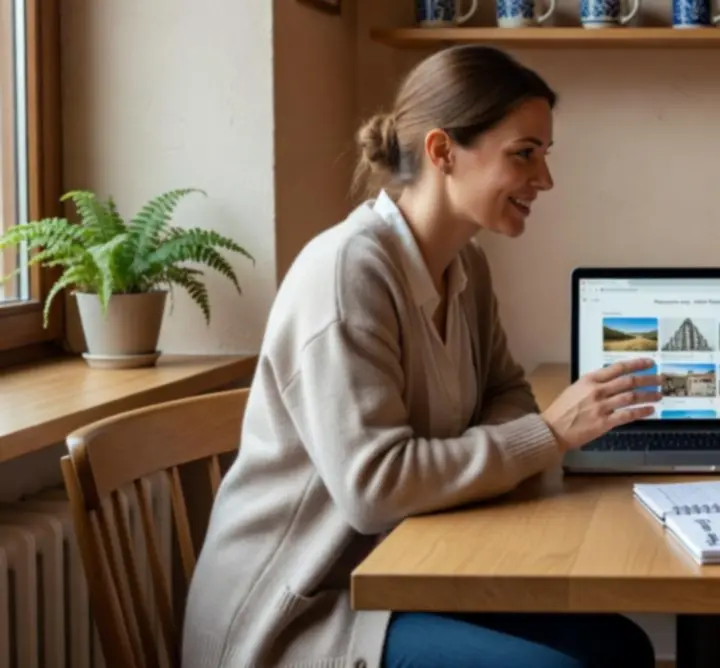 Fotograf Decorismo PL omawia szczegóły sesji z klientką