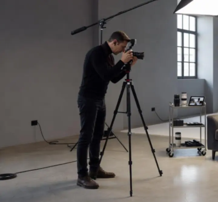 Atmosferyczna profesjonalna sesja fotograficzna w studio